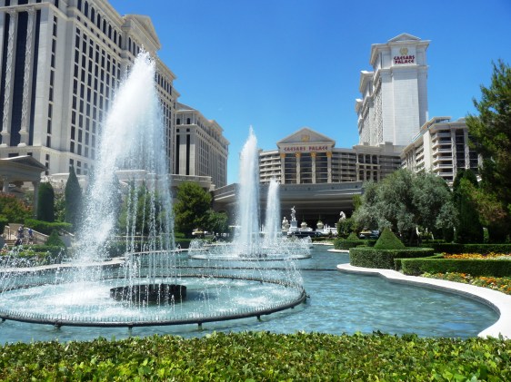 Fountains at Caesar's Palace