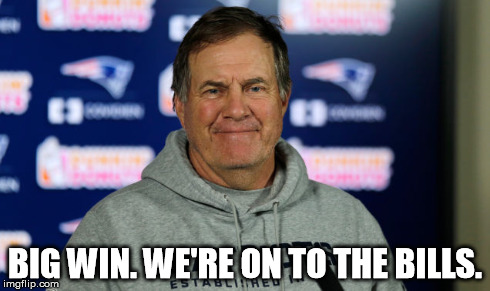 Bill Belichick is onto Buffalo